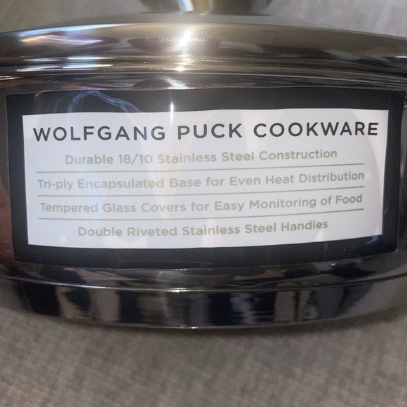 BN Wolfgang Puck Stainless triply encapsulated steel cookware for even heat - Picture 5 of 5